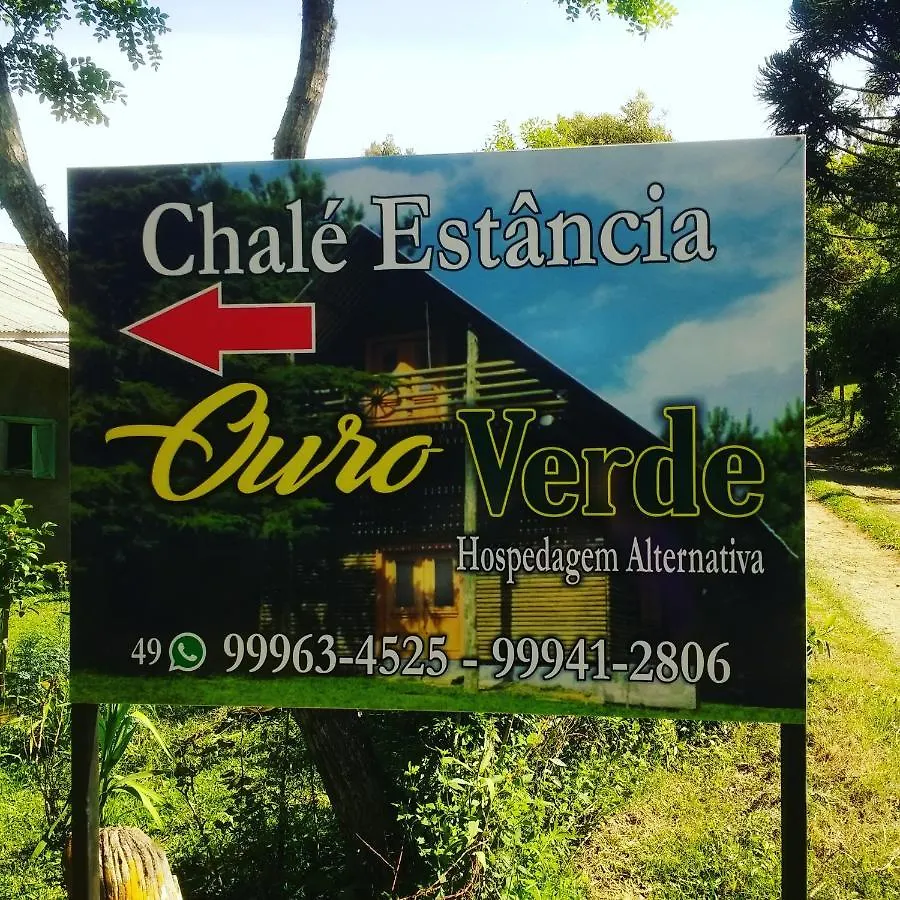 Chalet Chale Estancia Ouro Verde Lages